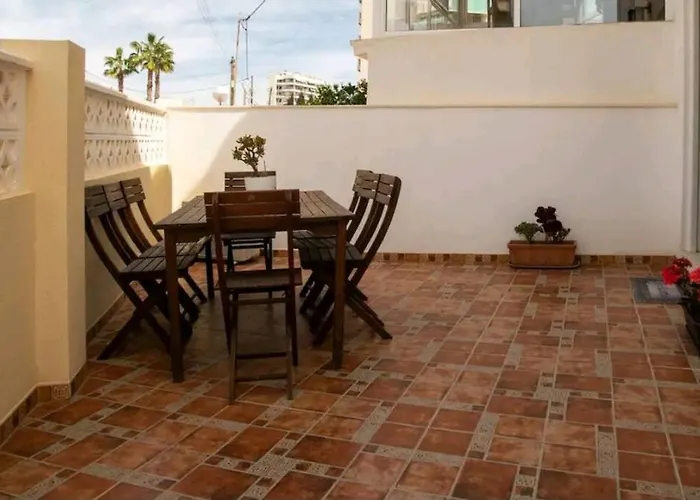아파트 Albufereta Cozy Studio With A Great Terrace *